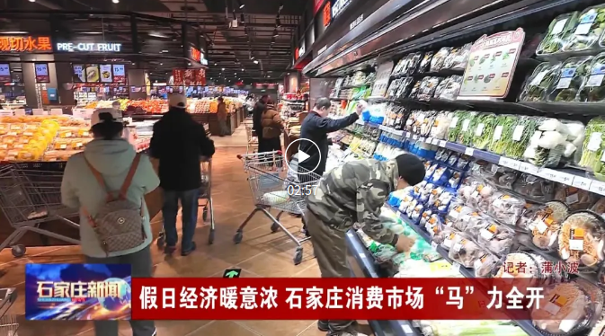 假日经济暖意浓 石家庄消费市场“马”力全开